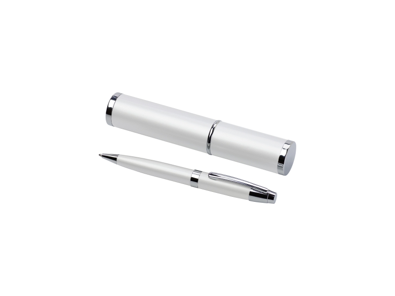 Díszdobozos elegáns toll gravírozva - fehér